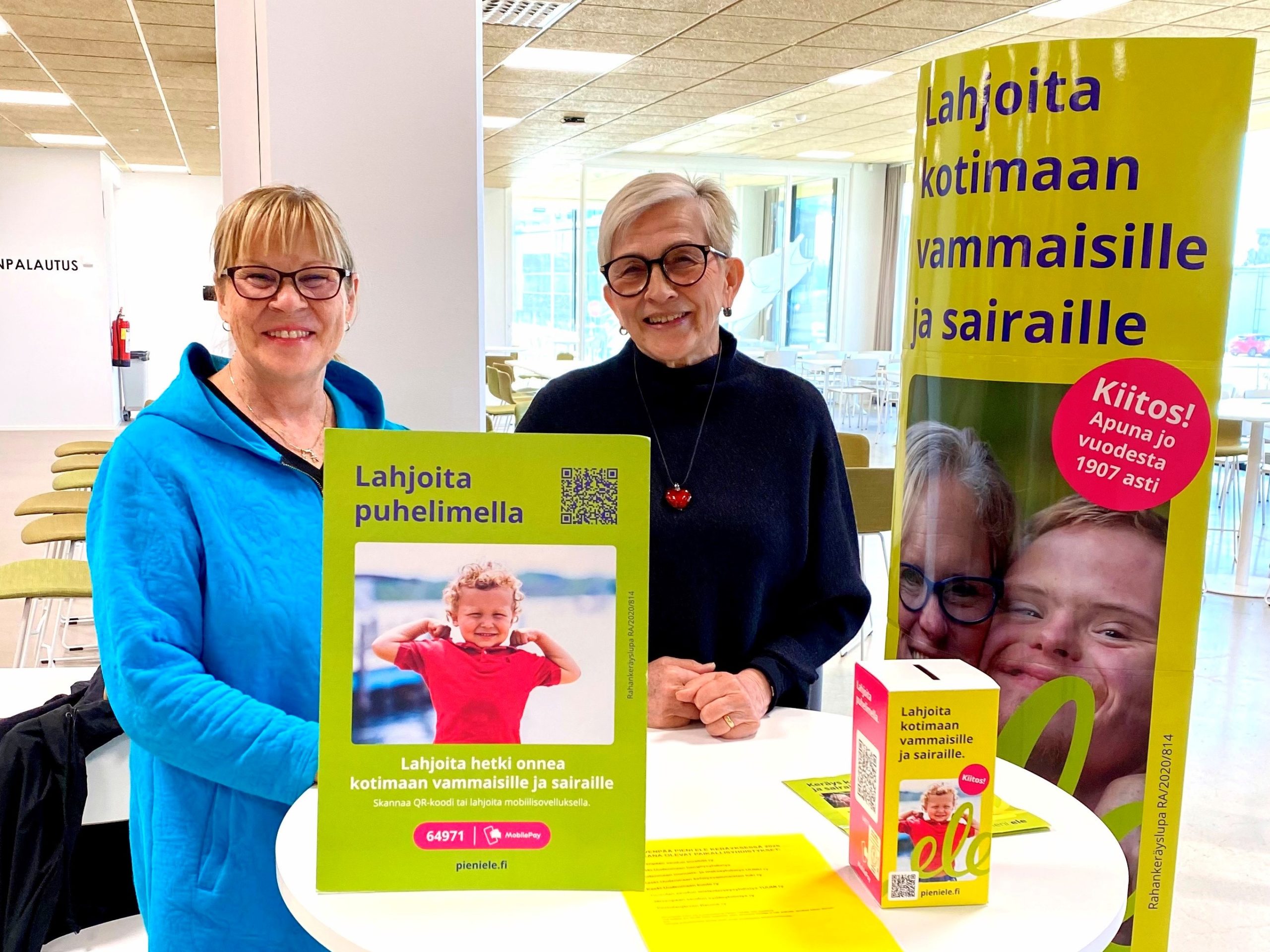 Vammaisten ja pitkäaikaissairaiden avuksi lahjoitettiin 892 000 euroa